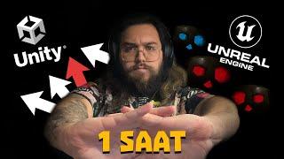 1 SAATTE 2 OYUN YAPTIM UNITY vs UNREAL