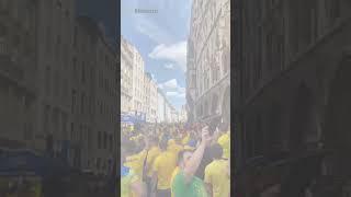 Fanii români cântă la Munchen înaintea primului meci al Naționalei la Euro 2024