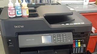 Mengisi PRINTER A3 BROTHER MFC-T4500DW