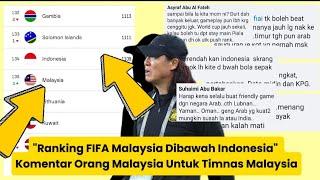 Ranking FIFA Malaysia Dibawah Indonesia Komentar Orang Malaysia Untuk Timnas Malaysia