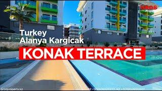 Konak terrace  Обзор комплекса и квартиры Турция Аланья Каргыджак
