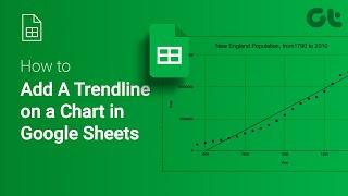 How to Add A Trendline on a Chart in Google Sheets  Level Up Your Charts Trendline Tutorial