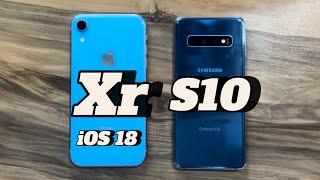 iPhone Xr iOS 18 vs Samsung S10