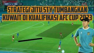 Taktik Build Up Pressing Attacking dan Deffense Timnas Indonesia Tumbangkan Kuwait