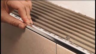 How to install tile edge trim4 steps