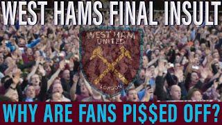 West Ham fans furious with club and stand on the brink of protest . .  Heres why