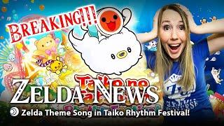 Breaking Zelda News  Zelda Theme Song in Taiko Rhythm Festival