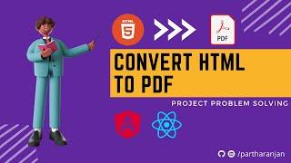 How to Convert HTML to PDF ?  Angular  React - Project Tricks & Tips