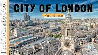 City of London Walking Tour 4k  Free Tours by Foot