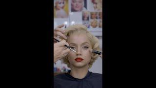 Ana de Armas transforming into Marilyn Monroe in #BLONDE