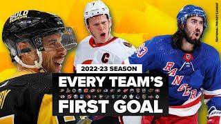 Watch every teams first goal of the 22-23 season
