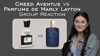 Group Blind Reaction Creed Aventus vs. Parfums de Marly Layton