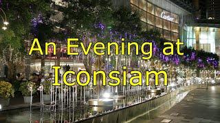 Evening time at Iconsiam Shopping Complex