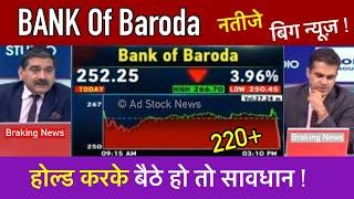 Bank of baroda share news results AnalysisHold Or Sell ? Bank of baroda share news today