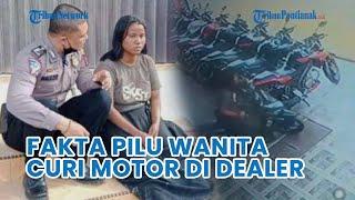  Polisi Ungkap Fakta Pilu Dibalik Viralnya Wanita Curi Motor di Dealer