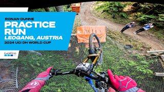 GoPro  Ronan Dunne Locking in for Leogang - Austria - 24 UCI Downhill MTB World cup
