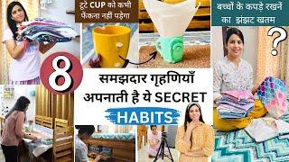 8 SECRET Habits for HOUSE WIFE to stay PRODUCTIVE  Brilliant HOME MAKING TIPS  PRODUCTIVE ROUTINE