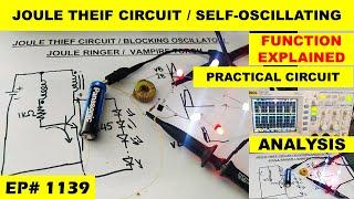 {1139} Joule thief circuit blocking oscillator  joule ringer