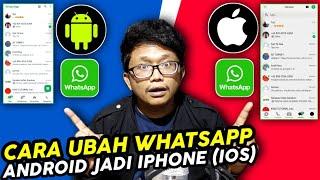 Cara Ubah WhatsApp Android Jadi WhatsApp Iphone  IOS