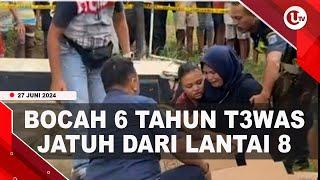 HENDAK MENGAJI BOC4H 6 TAHUN JATUH DARI LANTAI 8 RUSUNAWA  U-NEWS