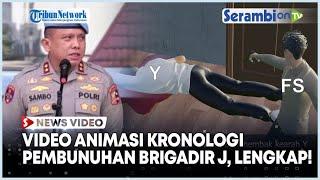 Video Animasi Rekonstruksi Pembunuhan Brigadir J Sambo Kamu Tega Sekali Sama Saya