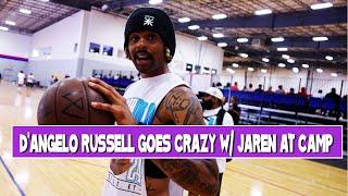 DAngelo Russell goes crazy at camp scrimmage with Jaren Jackson & NBA Players