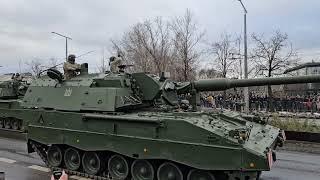 Military Parade March in Vilnius Lithuania 2023