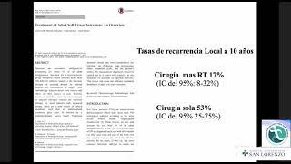 272-Qué importancia tiene la radioterapia en los sarcomas de partes blandas ?