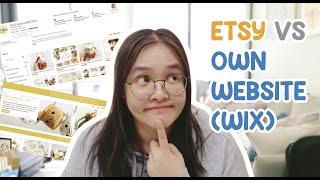 Etsy vs Own Website Wix  Pros and Cons  Small Business Tips  Small Crochet Business