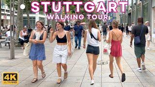 Erkunden von Stuttgart 4K City View  Deutschland Walk Tour  2023