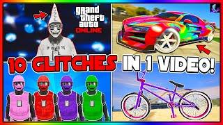 TOP 10 GTA Glitches In 1 Video After 1.69 - The Best GTA 5 Glitches All In 1 Video