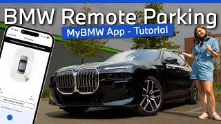 BMW Remote Control Parking Tutorial - BMW mit iPhone automatisch einparken