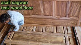 Teak wood door project how tu wooden door design sagwan lakadi ke darvaje