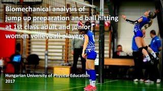 Biomechanical analysis of adult and junior women volleyball players