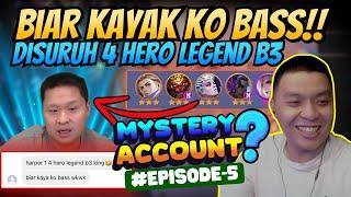 MYSTERY ACCOUNT #EPISODE 5  DI SURUH NIRU METANYA BASS KLEMENS ?? MARI KITA COBA   MAGIC CHESS