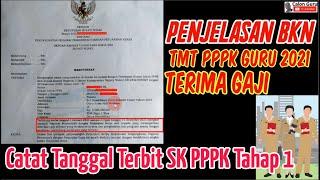 TERJAWAB Penjelasan BKN tentang Kapan SK PPPK Tahap 1 TMT PPPK Tahap 1 dan Pembayaran Gaji PPPK