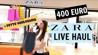 ZARA LIVE HAUL mit FREUND ALS BERATUNG  + fette Verlosung