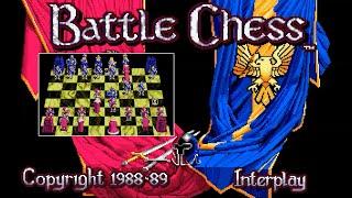 Battle Chess - shortest game vs computer check mate - Interplay 1988 - PC DOS Amiga Apple gameplay