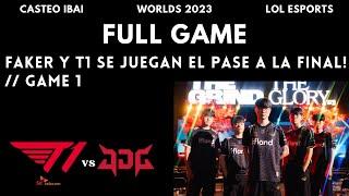 SEMIFINALES T1 VS JDG  WORLDS 2023