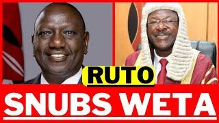 Its Messy Ruto HUMILIATES Wetangula on LIVE CAMERA Amid Fears Of EJECTION From The Speakers Seat.