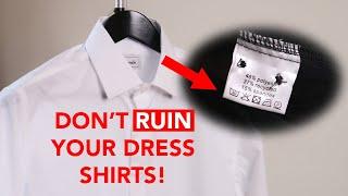  How to wash your dress shirts?