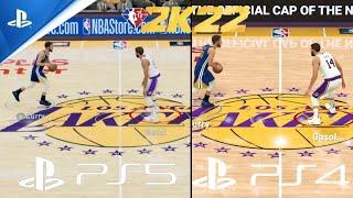 NBA 2K22 PS4 VS PS5 COMPARISON  REVIEW