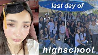 my last day of high school grwm + vlog