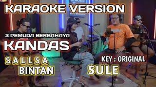  KARAOKE  - KANDAS EVIE TAMALA VERSI - SALLSA BINTAN Feat 3 PEMUDA BERBAHAYA