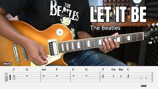 Let It Be - The Beatles - Guitar Instrumental Cover + Tab