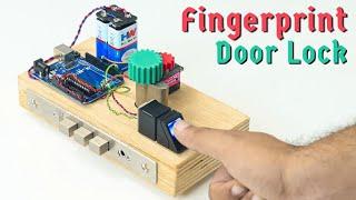 How to Make Fingerprint Door Lock  Arduino Project