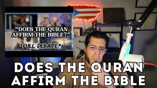 DEBATE Does the Quran Affirm the Bible? DeenResponds Vs Chris at Speakers Corner  Rican Muslim