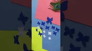 Wall hanging craft #Butterfly craft #shorts #youtubeshorts #viral #butterfly