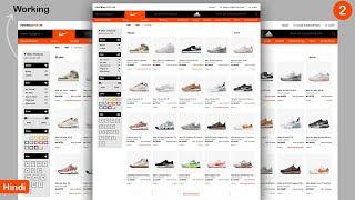 Ecommerce website using html and css  ECOMMERCE WEBSITE Using Html Css And Javascript  Part -2