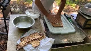 Sangak Iranian sourdough flatbread